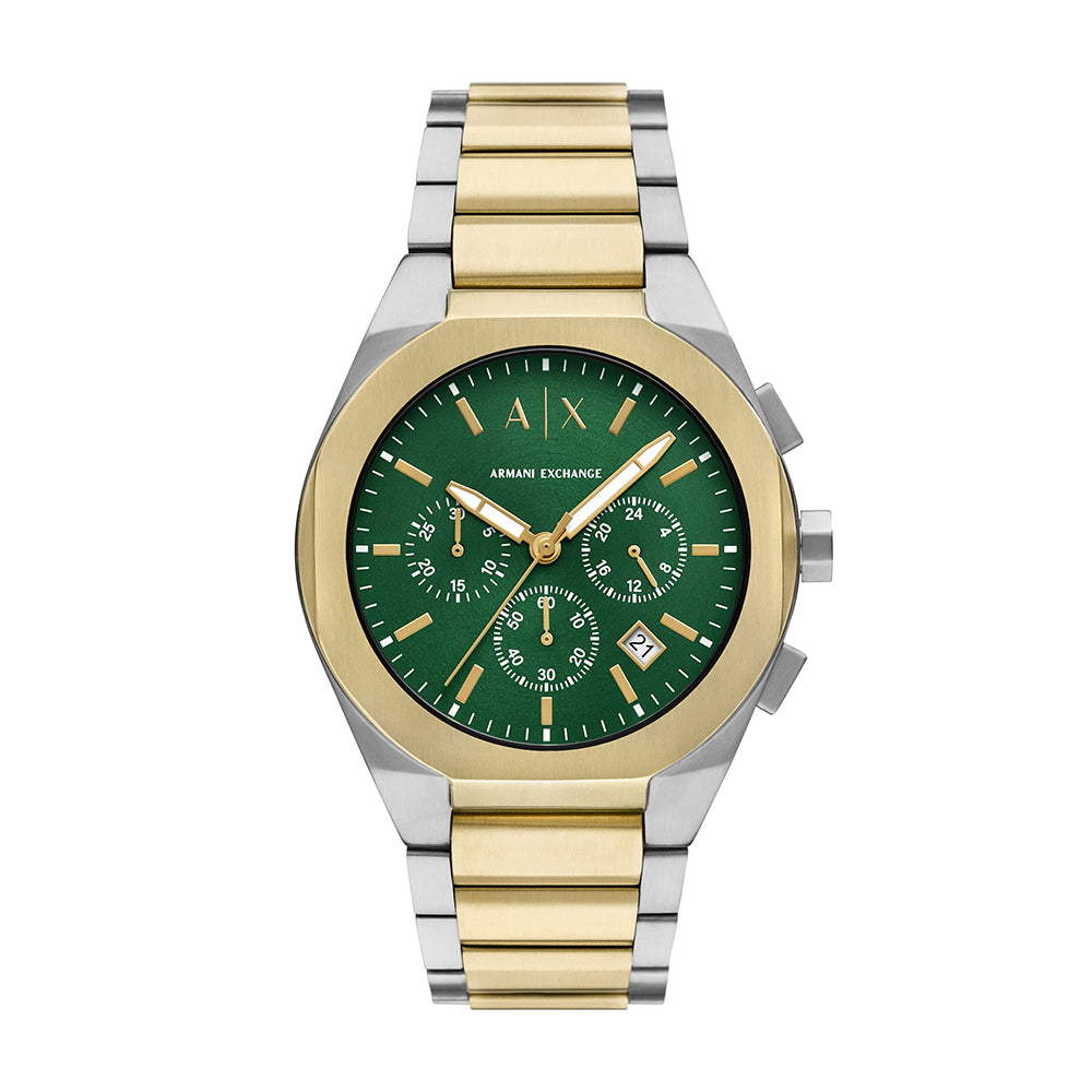 Armani Exchange Chronograph Two-Tone Stainless Steel Watch