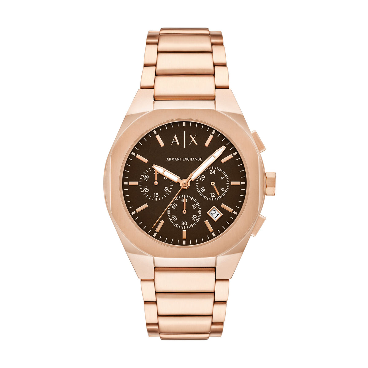 Armani Exchange Chronograph Rosegold Watch - AX4188