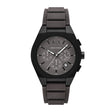 Armani Exchange Men's Sync Chronograph Gray Silicone Watch