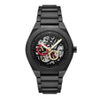 Armani Exchange Men's Sync Automatic Black Stainless Steel Watch