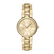 Armani Exchange Audora Women's Two-Hand Gold-Tone Stainless Steel Watch