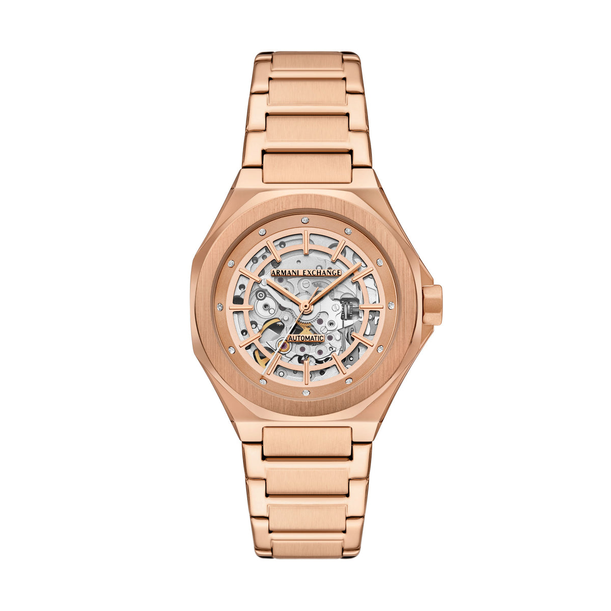 Armani Exchange Automatic Rosegold Watch - AX4619