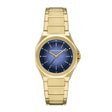 Armani Exchange Women's Three-Hand Gold-Tone Stainless Steel Watch