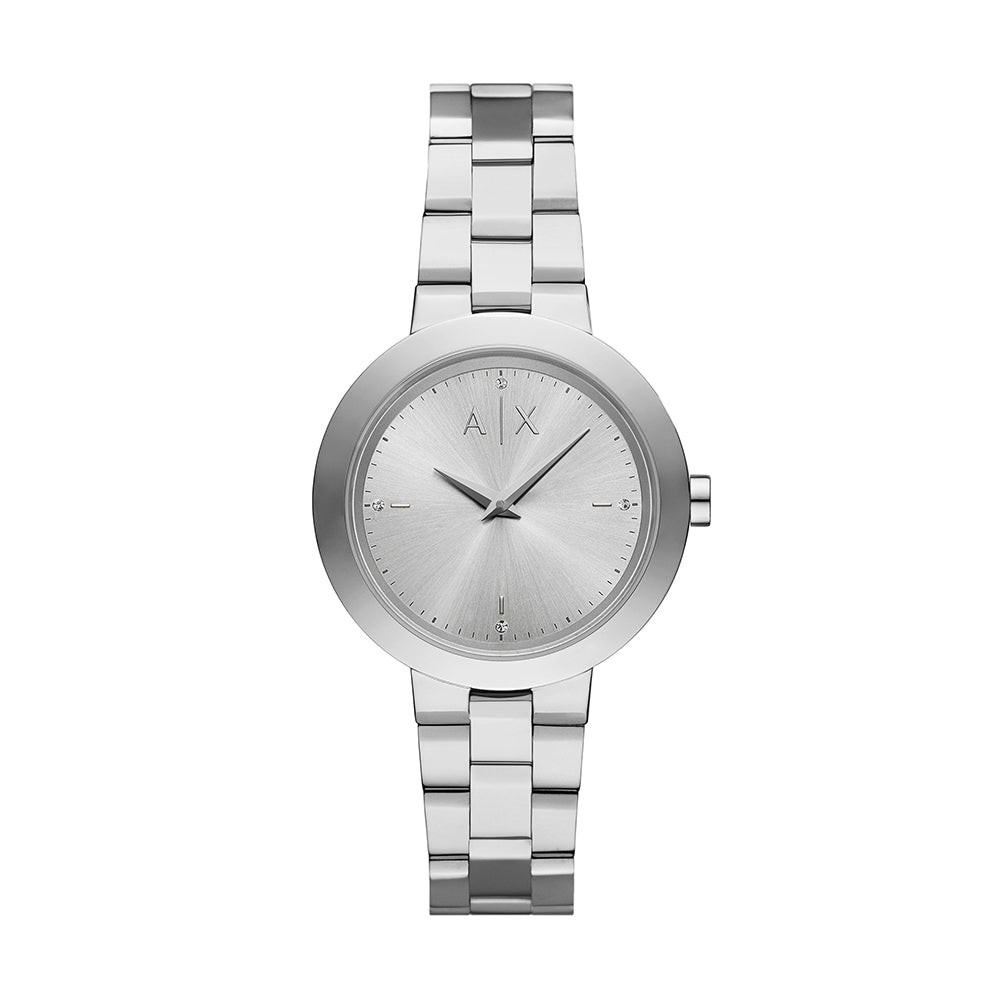 Armani Exchange Two-Hand Stainless Steel Watch