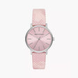 Armani Exchange Lola Women's Pink Leather Watch