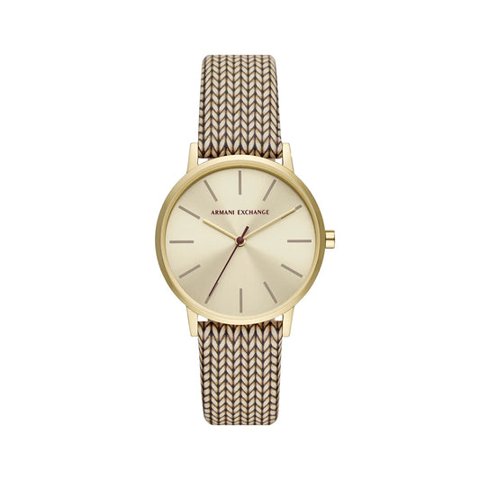 Armani Exchange Lola Women's Brown Leather Watch