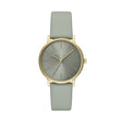Armani Exchange Gold Leather Women's Watch