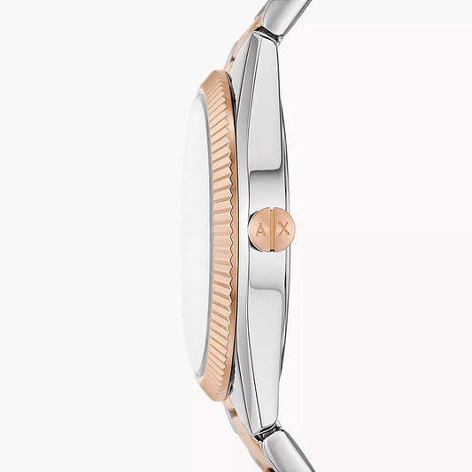 Armani Exchange Lady Giacomo 2-Tone Stainless Steel Women's Watch