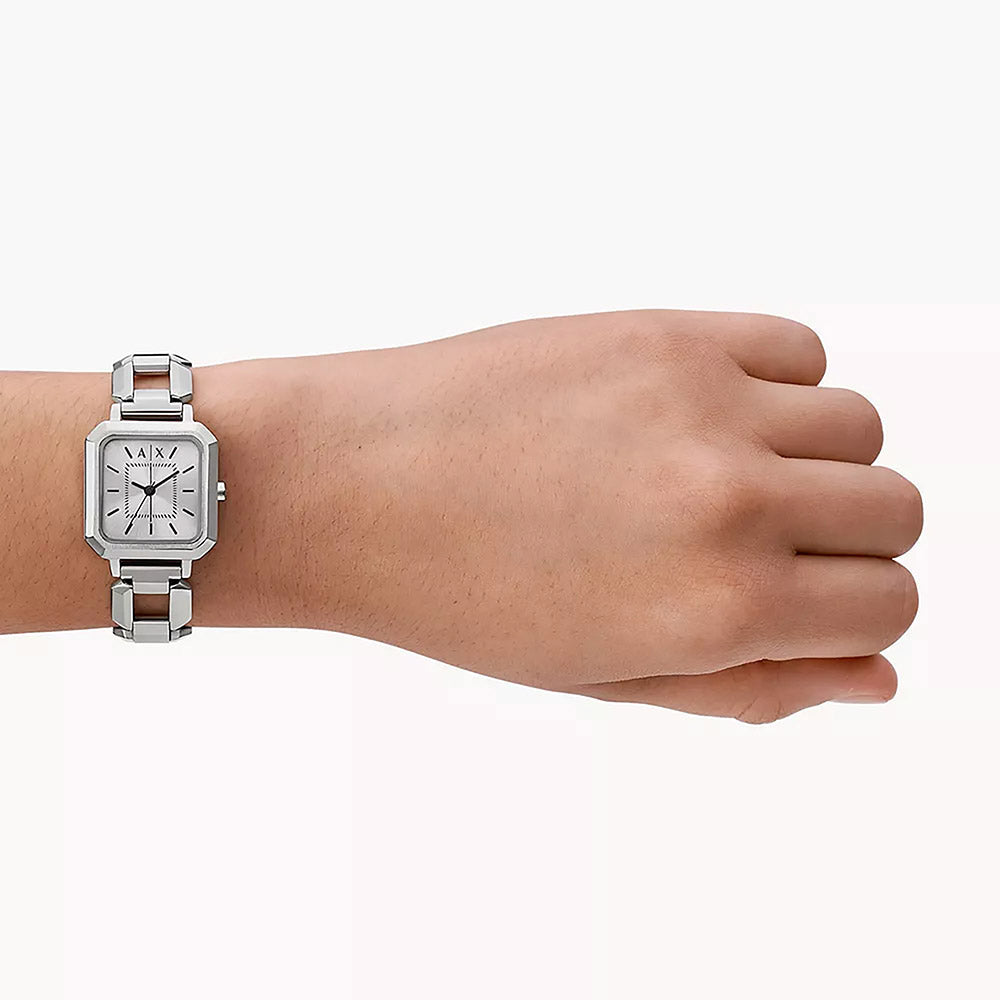 Armani Exchange Leila Silver Stainless Steel Women's Watch