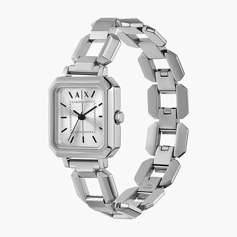 Armani Exchange Leila Silver Stainless Steel Women's Watch