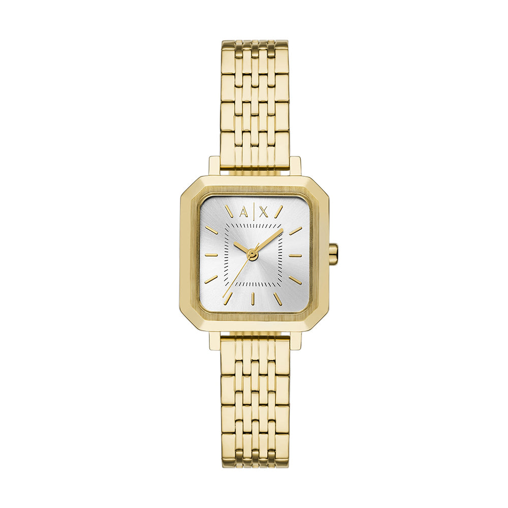 Armani Exchange Three-Hand Gold-Tone Stainless Steel Watch - AX5725