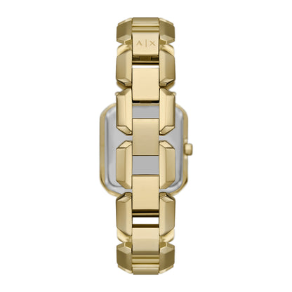 Armani Exchange Women's Three-Hand  Gold-Tone Stainless Steel Watch - AX5726