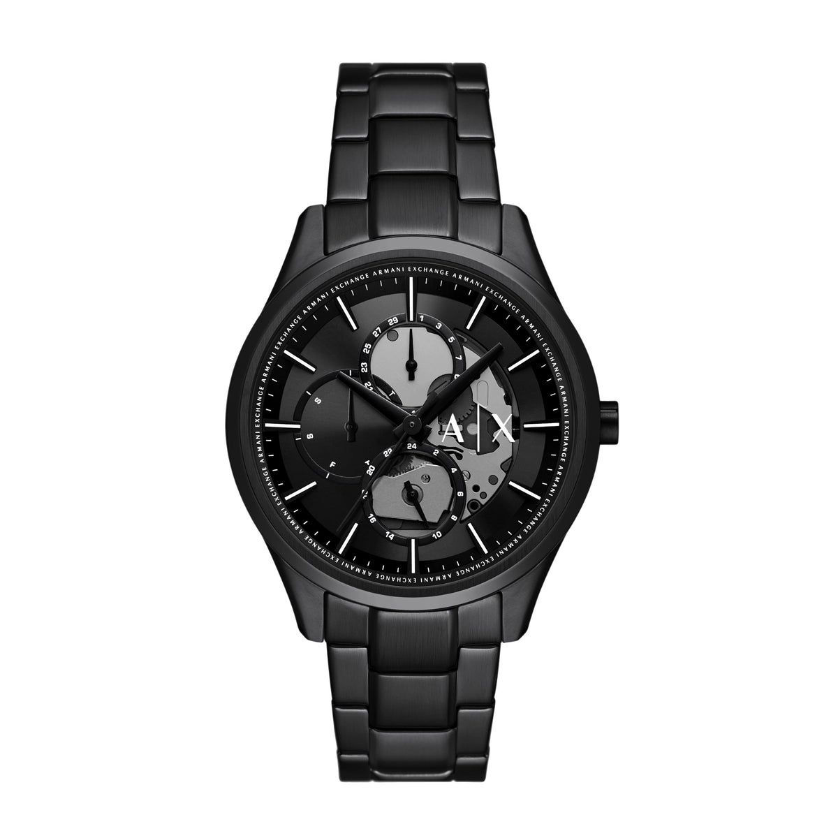 Armani Exchange Black Stainless Steel Men's Watch