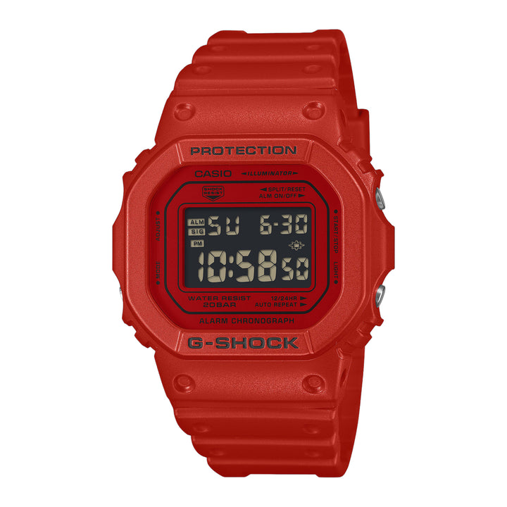 G-SHOCK Iconic Red Casual Digital Men Watch DW-5600RRB-4DR