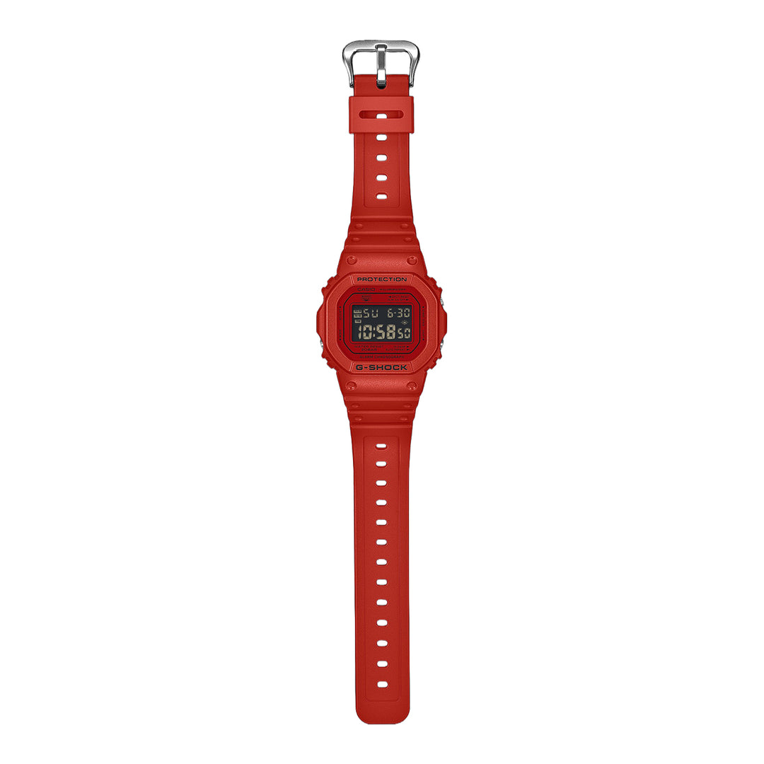 G-SHOCK Iconic Red Casual Digital Men Watch DW-5600RRB-4DR