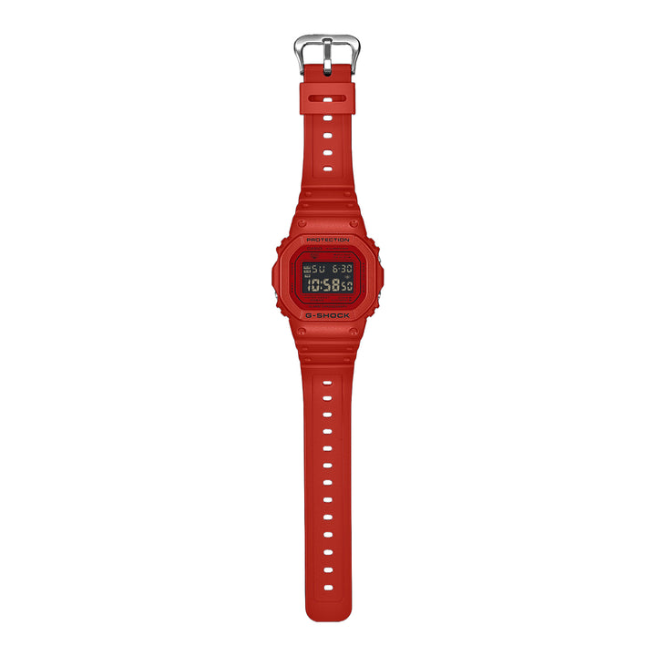 G-SHOCK Iconic Red Casual Digital Men Watch DW-5600RRB-4DR