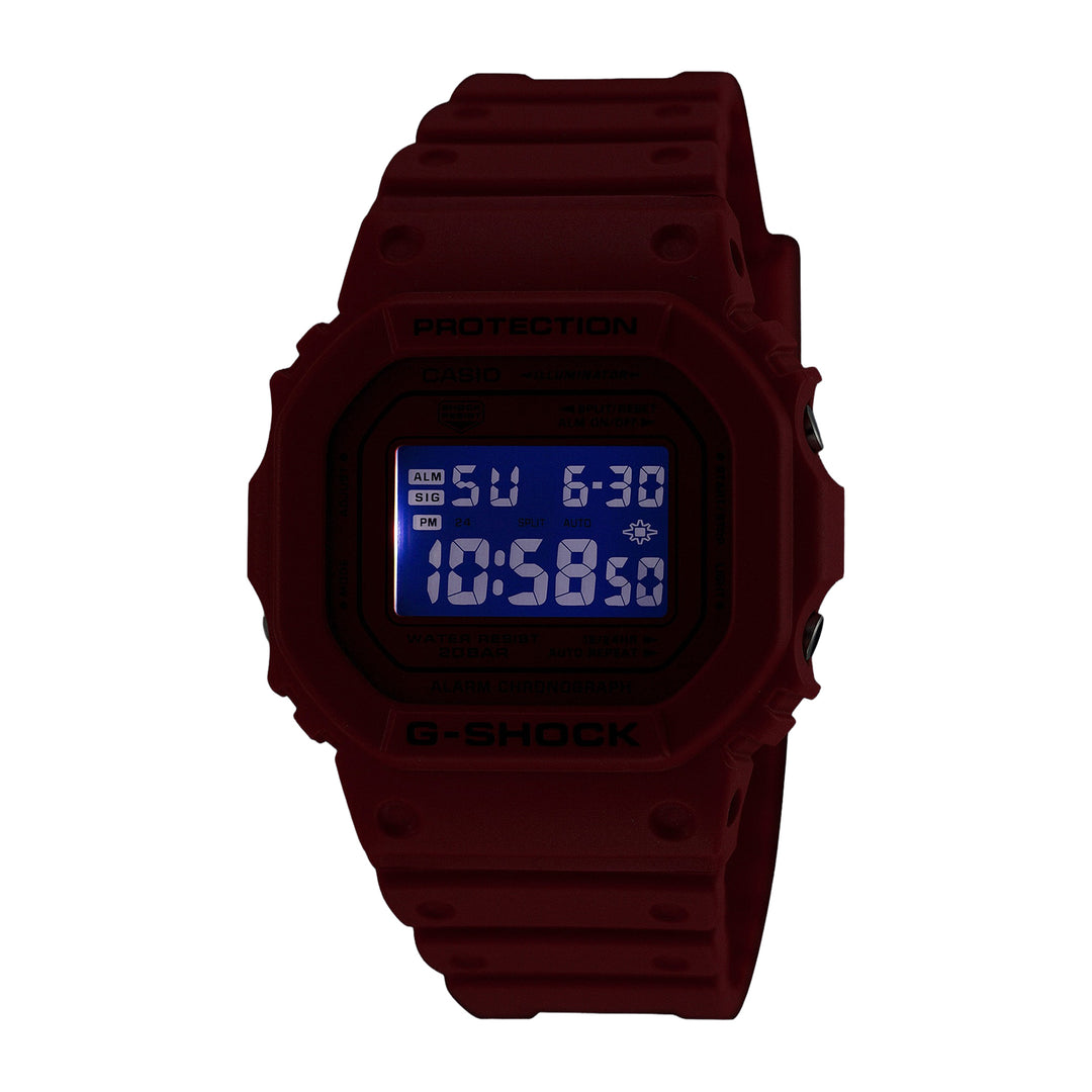 G-SHOCK Iconic Red Casual Digital Men Watch DW-5600RRB-4DR