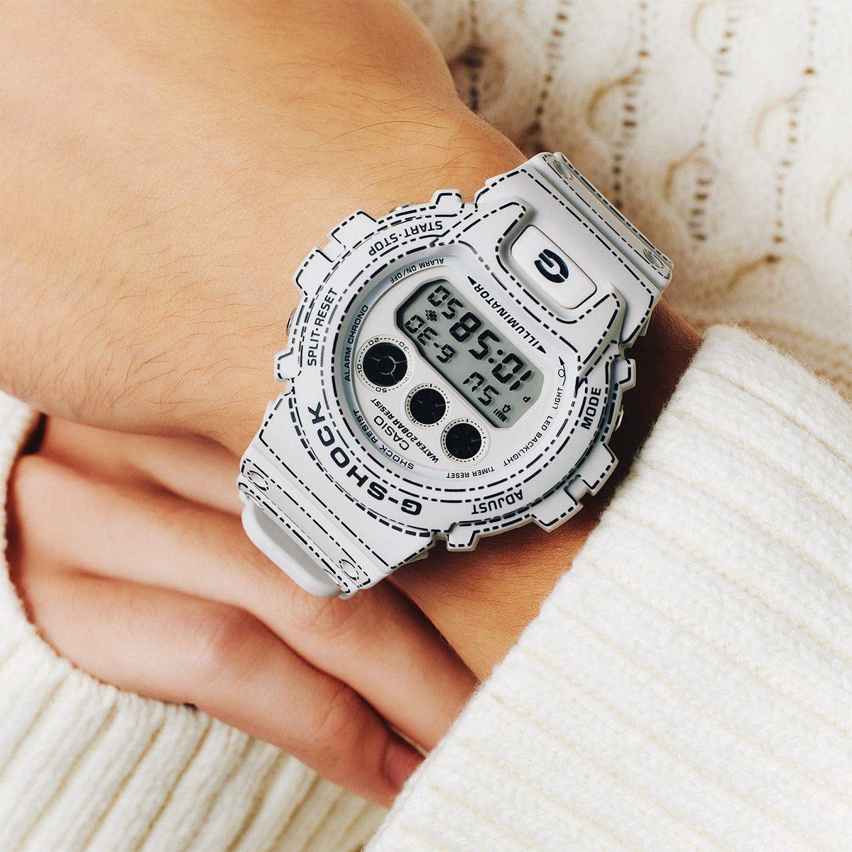 G-Shock Casual Digital Men Origami inspired Watch DW-6900RGM-5DR