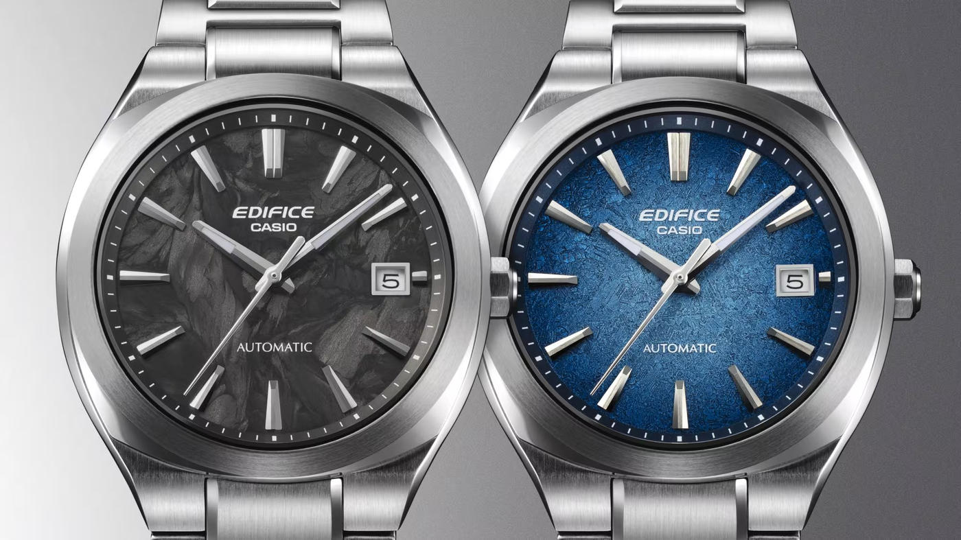 Casio EFK-200CD black and blue dial models