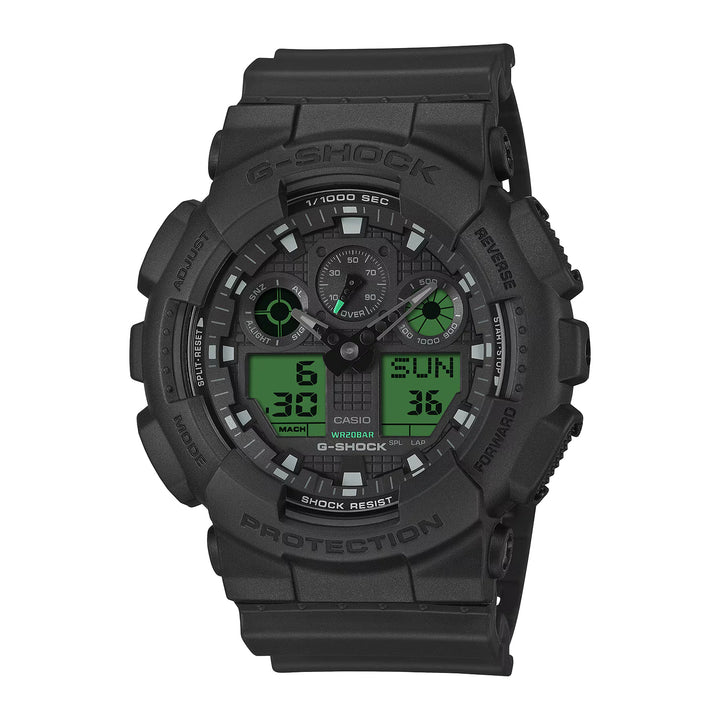 CASIO G-SHOCK GA-100BEG-1ADR ANALOG DIGITAL WATCH
