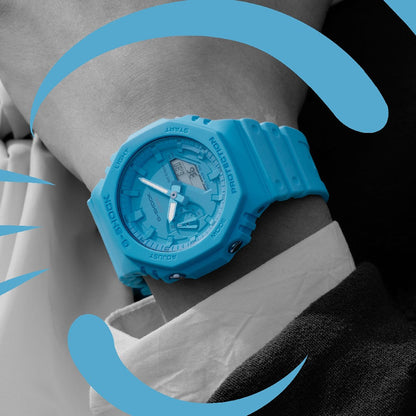 ساعة جي-شوك كاجوال للرجال GA-2100-2A2DR