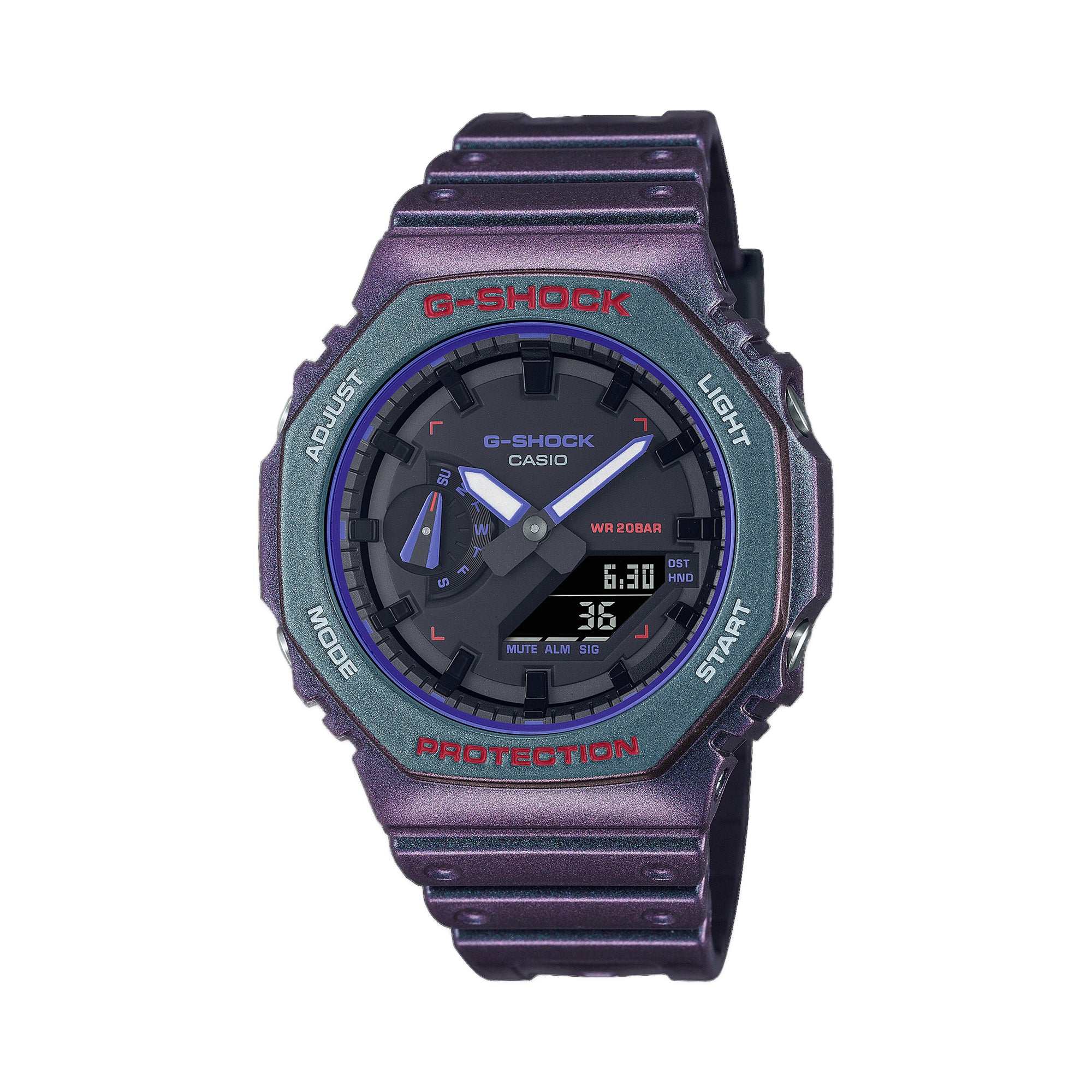 Shop G-Shock Casual Men's Watch GA-2100AH-6ADR - The Watch House UAE