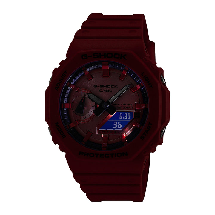 G-SHOCK Casual Digital Men Watch GA-2100RRB-4ADR