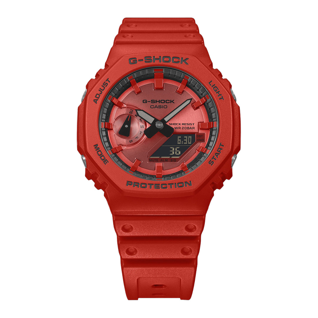 G-SHOCK Casual Digital Men Watch GA-2100RRB-4ADR