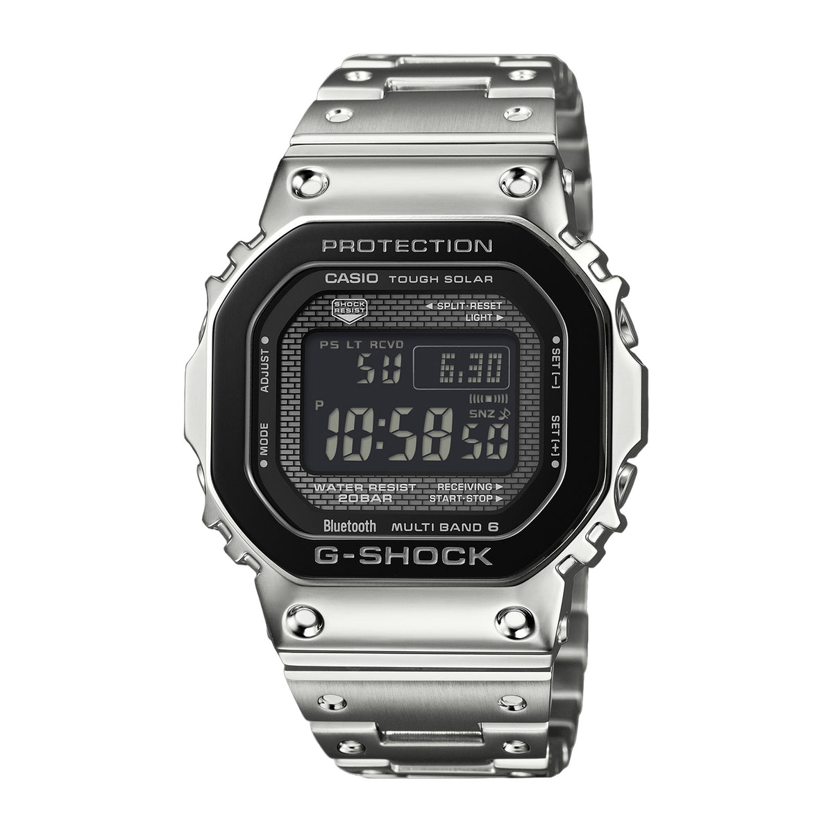 ساعة جي-شوك فول ميتال للرجال GMW-B5000BT-1DR