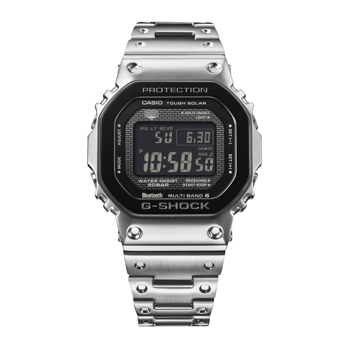 ساعة جي-شوك فول ميتال للرجال GMW-B5000BT-1DR