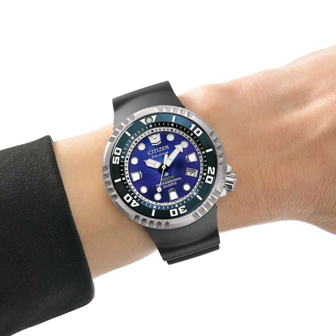 Citizen Promaster BENEBiOL Blue 300M Unite with Blue Gents Eco-Drive Watch