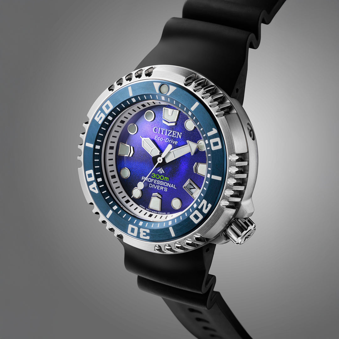 Citizen Promaster BENEBiOL Blue 300M Unite with Blue Gents Eco-Drive Watch
