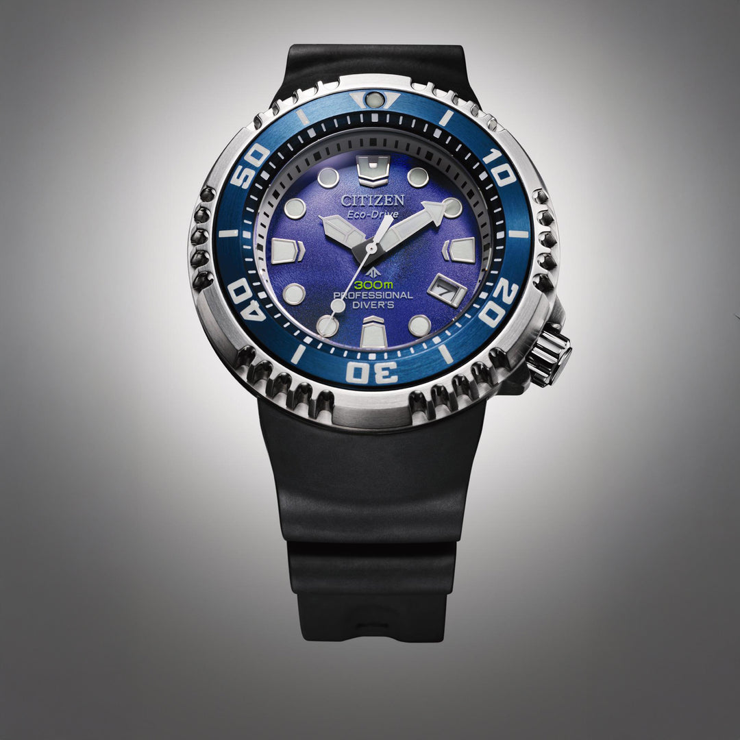 Citizen Promaster BENEBiOL Blue 300M Unite with Blue Gents Eco-Drive Watch