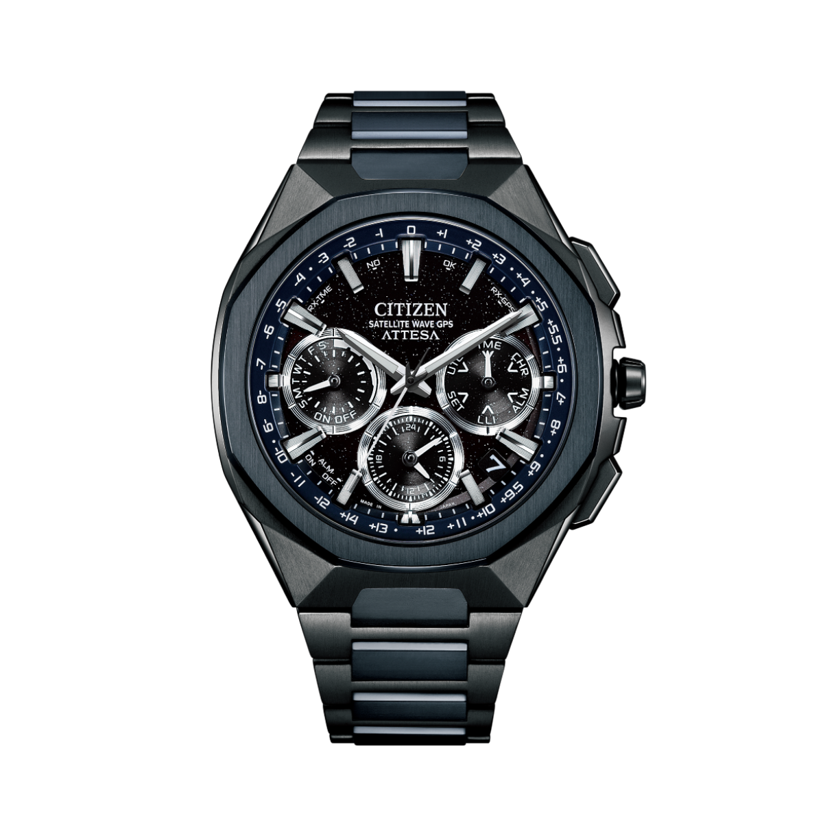 Citizen Gents Eco-Drive Attesa Blue Univ