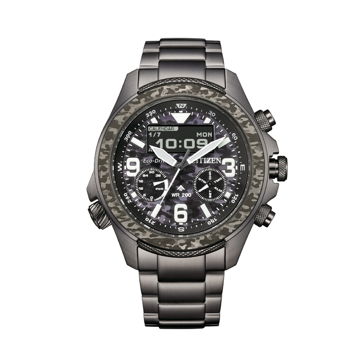 Promaster Land Eco-Drive Combination Watch