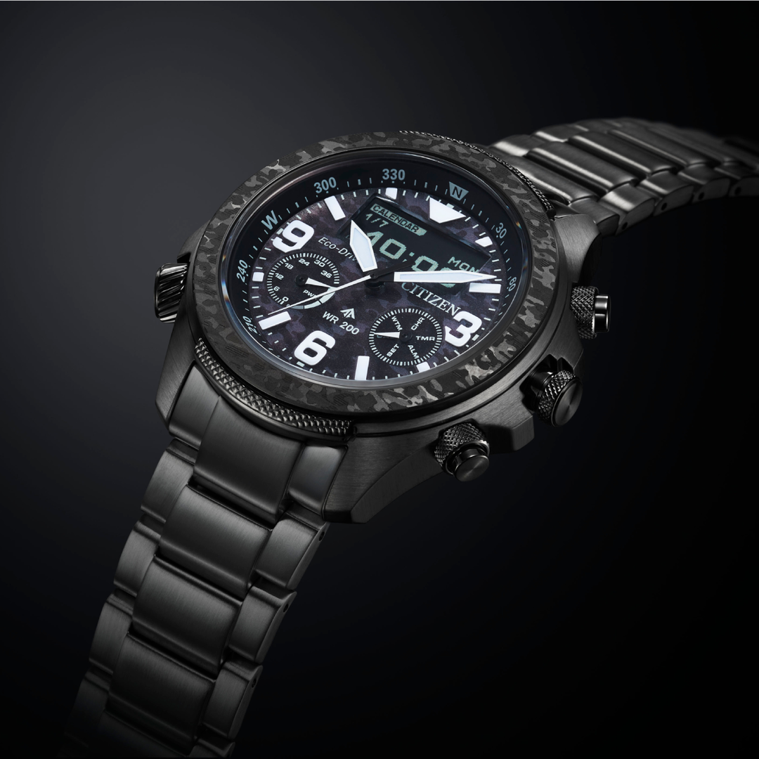 Promaster Land Eco-Drive Combination Watch