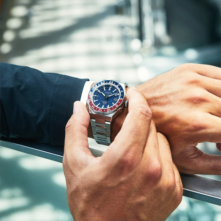 Citizen Gents Mechanical Series 8 GMT  Watch