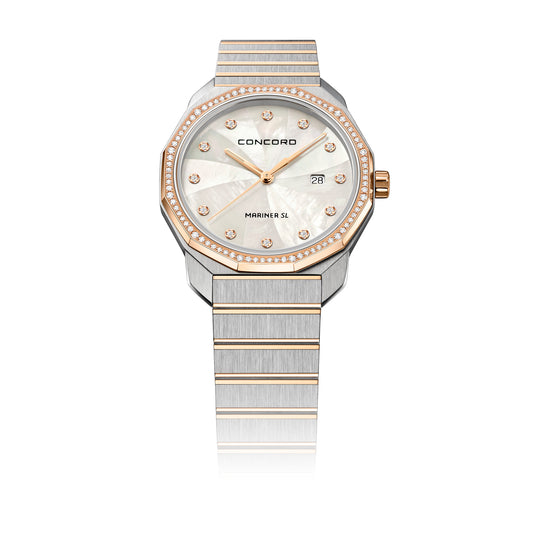 Concord Ladies Watch Silver Tone Case Quartz