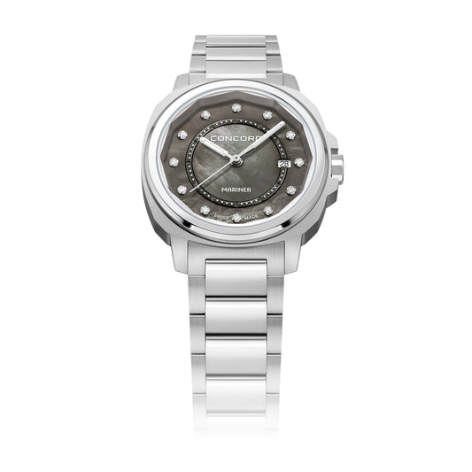 Concord Ladies Watch Silver Tone Case Quartz