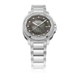 Concord Women's Silver Tone Case Grey Mop Dial Dia Bezel 0.45ct Quartz Watch