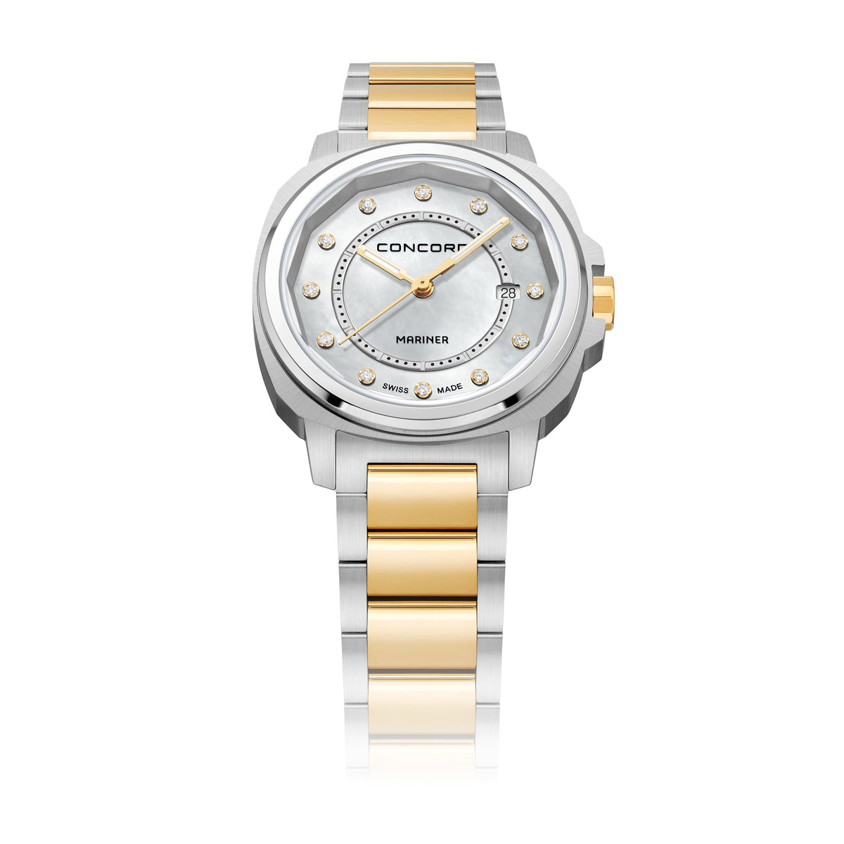Concord Ladies Watch Silver Tone Case Quartz