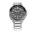 Concord Mens Watch Silver Tone Case Quartz