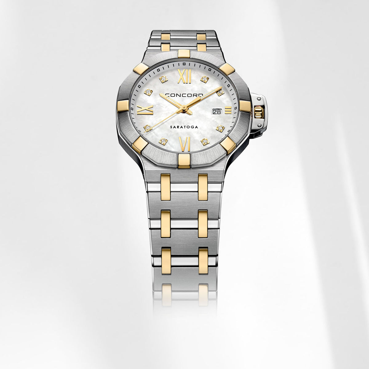 Concord Ladies Watch Silver Tone Case Quartz