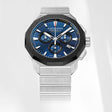 Concord Men's Silver Tone Case Blue Dial Quartz Watch