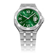 Concord Men's Silver Tone Case Green Dial Automatic Watch