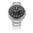 Concord Men's Silver Tone Case Black Dial Quartz Watch