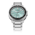 Concord Men's Silver Tone Case Blue Dial Quartz Watch