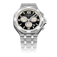 Concord Men's Silver Tone Case Black Dial Quartz Watch