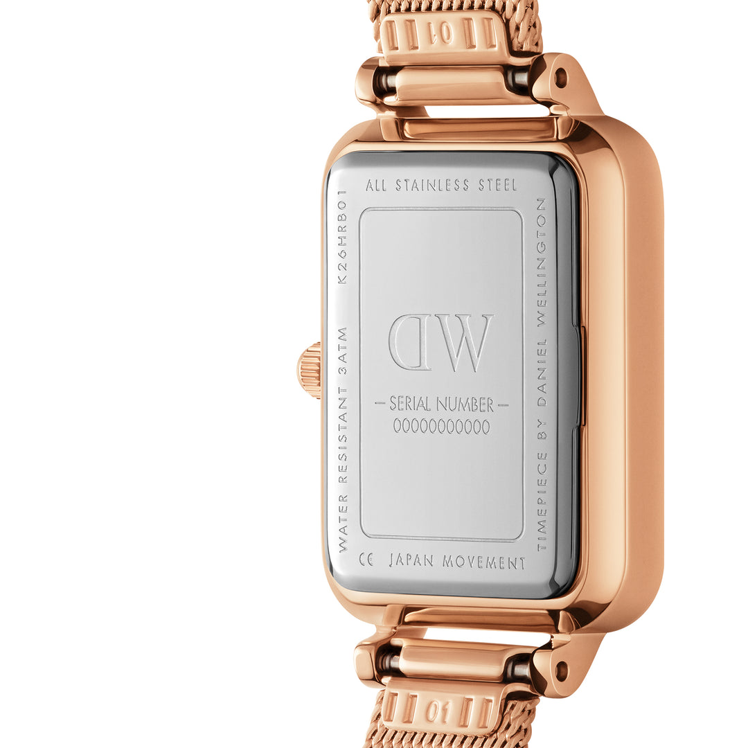 Daniel Wellington Ladies Watch Rose Gold Tone Case Quartz