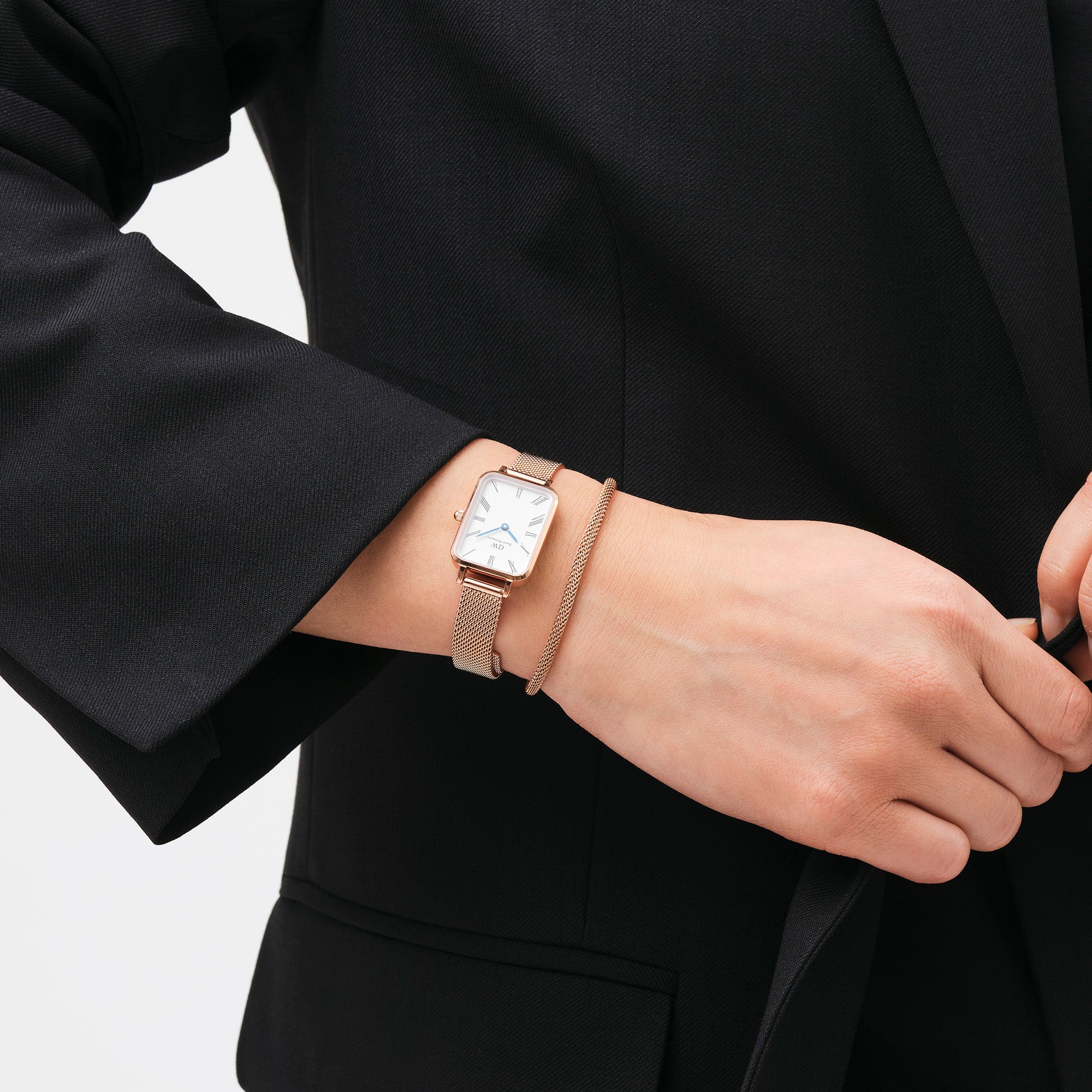 Daniel Wellington Ladies Watch Rose Gold Tone Case Quartz – The